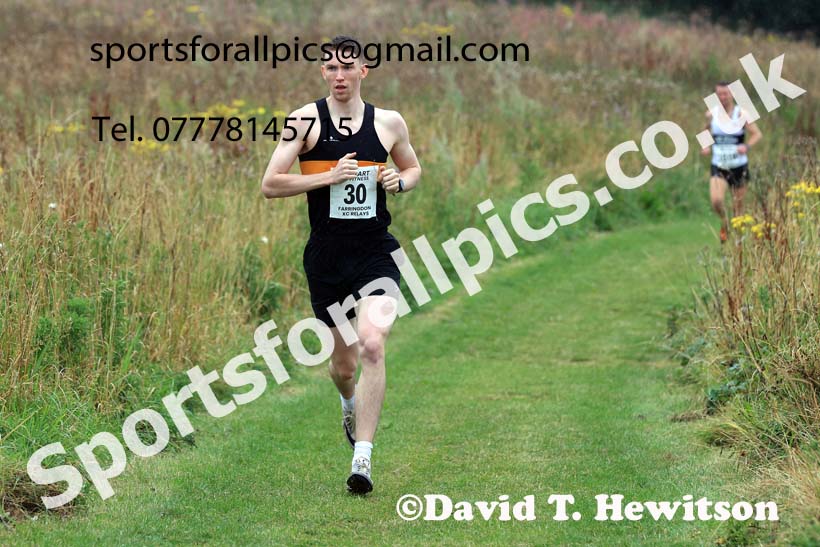 Senior Men and Veterans Relay, 2024 Sunderland XC Relays.  Photo: David T. Hewitson/Sports for All Pics